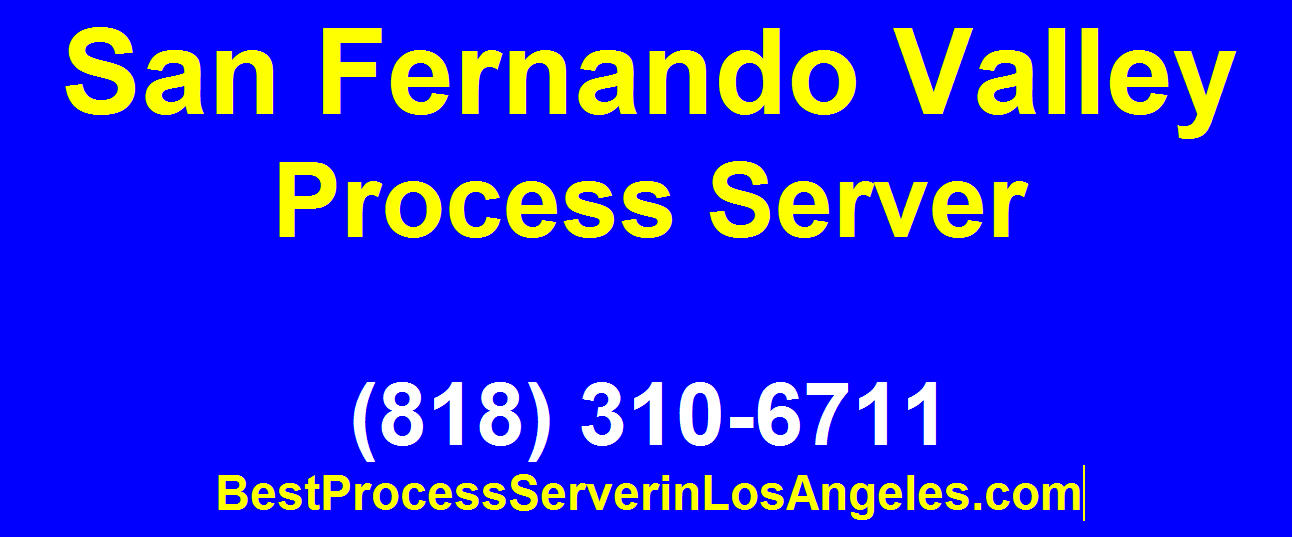 San Fernando Valley Process Server
